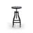 Adjustable Height Counter Stool with Metal Frame