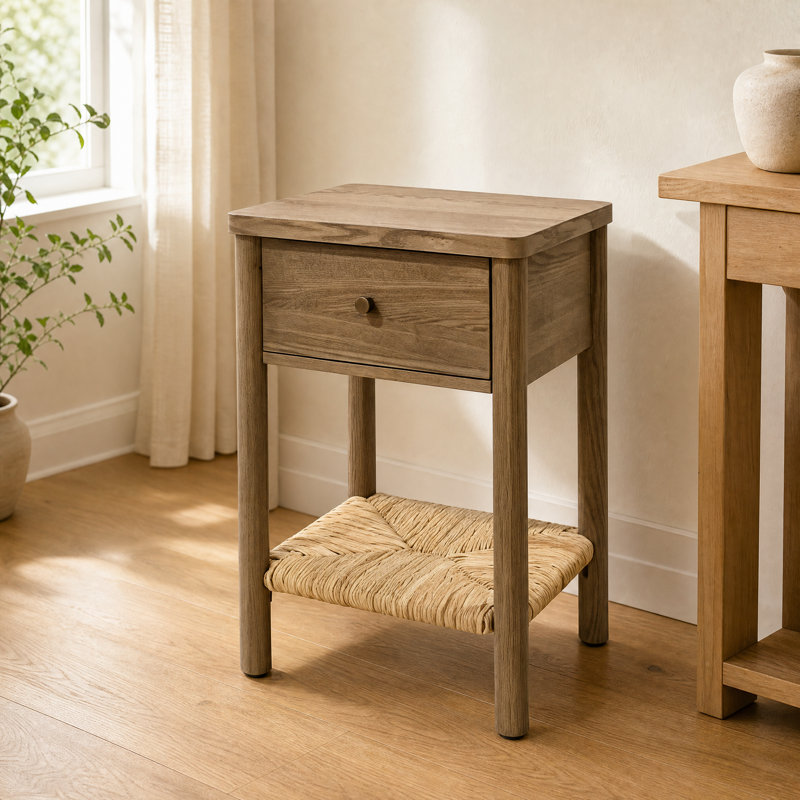 Table de chevet Ainsley, Antique Grey