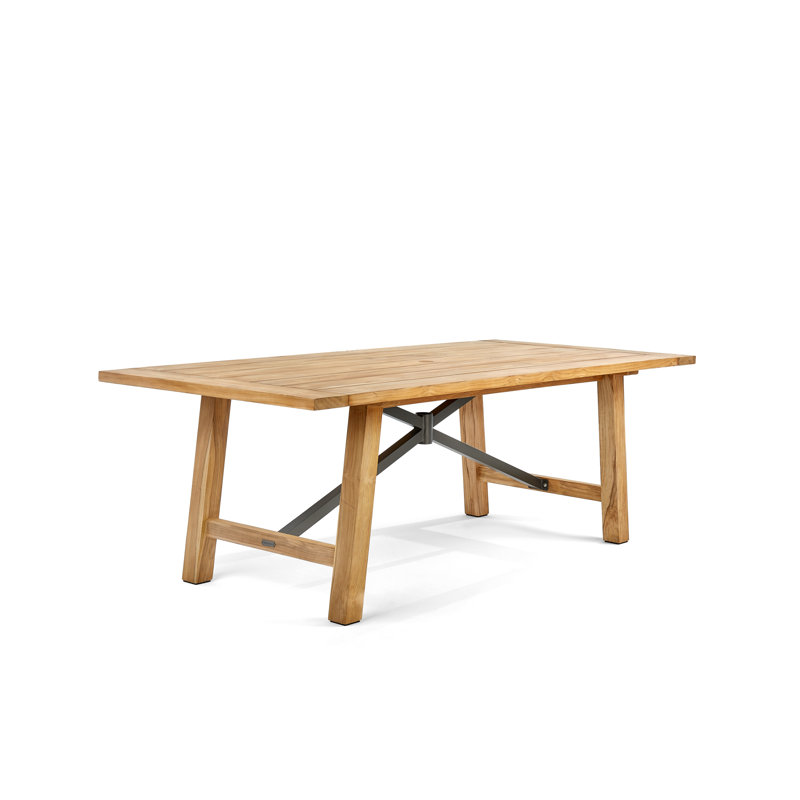 Truss Outdoor Teak Dining Table