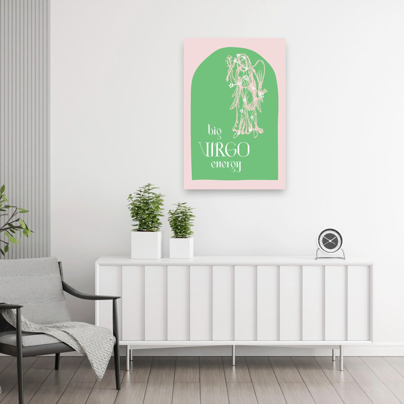 Big Virgo Energy Abstract Contemporary Landscape Nature Wall Art Print, 91.44cm H x 60.96cm W