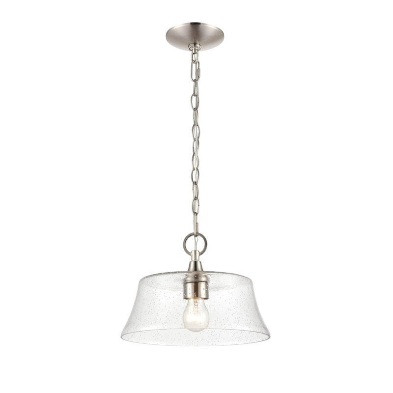 Parral 1 - Light Single Pendant, Brushed Nickel
