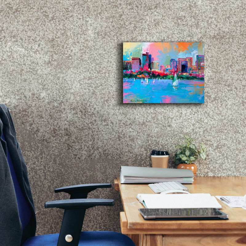 «Boston» par Richard Wallich, H 12 po x l 16 po x P 0,75 po