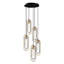 Luminaire suspendu géométrique à hauteur réglable 5 lumières The Adeline