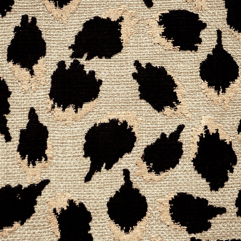 Ocelot Black Fabric