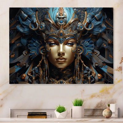 Égypte égyptienne «Dream Woman II» - décoration murale en métal Égypte