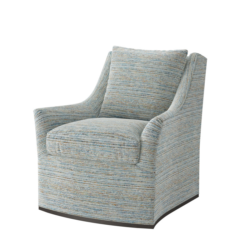 Chaise pivotante Riley, Expresso, Piscine Stria Tide