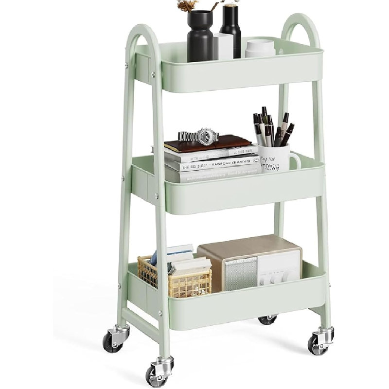 Metal three-layer multifunctional roller with lockable wheel
