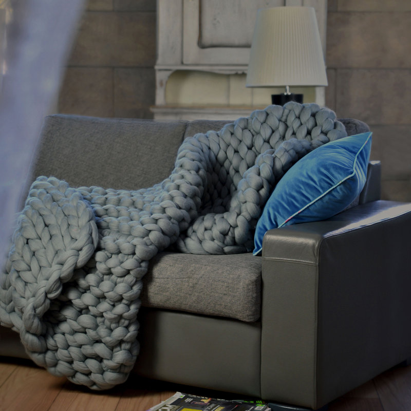 Throw Blanket, Grey