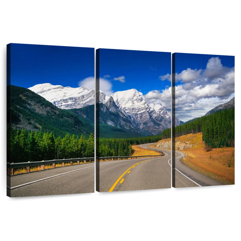 Mehar Canadian Rockies Highway, 28" H x 45" W