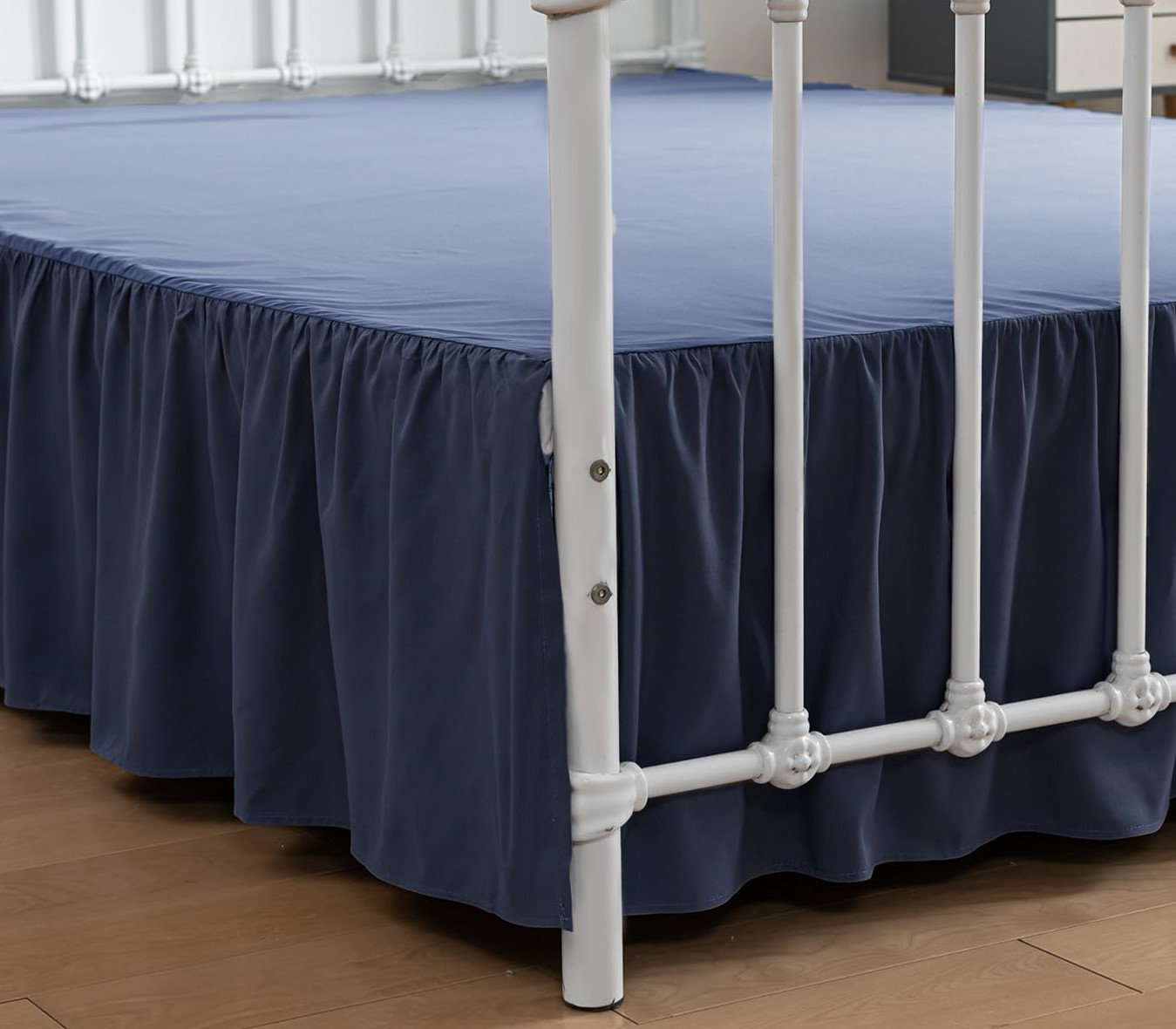 Elegant Comfort Jupe De Lit à Volants Multiples En Microfibre De Qualité Hôtelière 1500 De Qualité Supérieure, Résistante Aux Plis Et à La Décoloration, Hauteur De 38,1 Cm, Lit Simple, Bordeaux