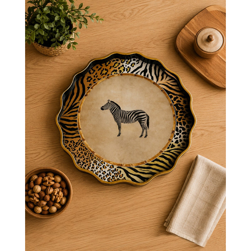 Plateau, Black/Multicolor