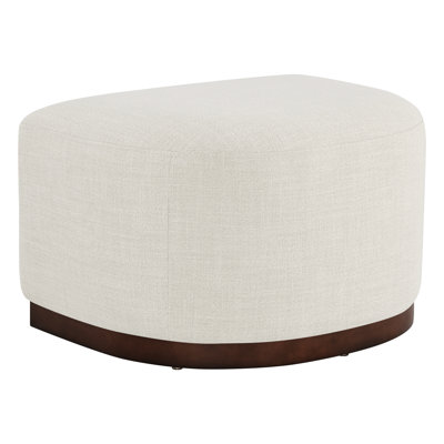 Bennett Upholstered Swivel Barrel Chair With Ottoman