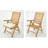 Leona 6 - Person Teak Wood Patio Dining Set with Rectangular Table-1683417892-1623127254