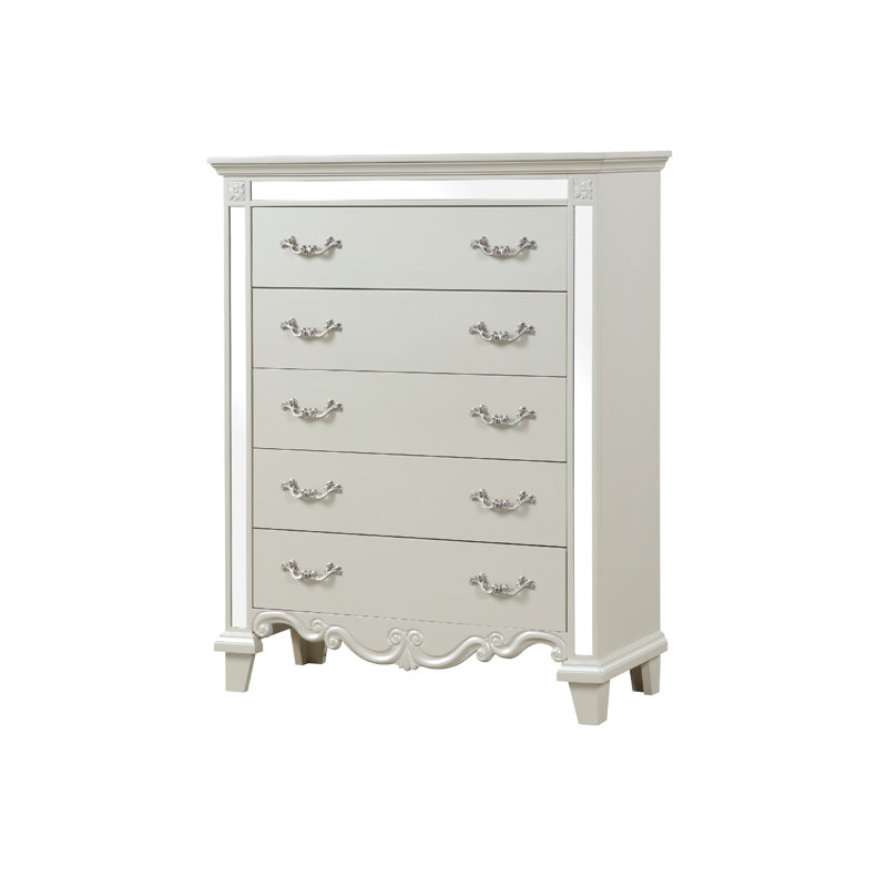 Ensemble de chambre standard 5 pièces Dienna, Très grand, Blanc
