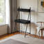 Bureau d'ordinateur avec cadre en métal avec tiroirs Karima-241638636