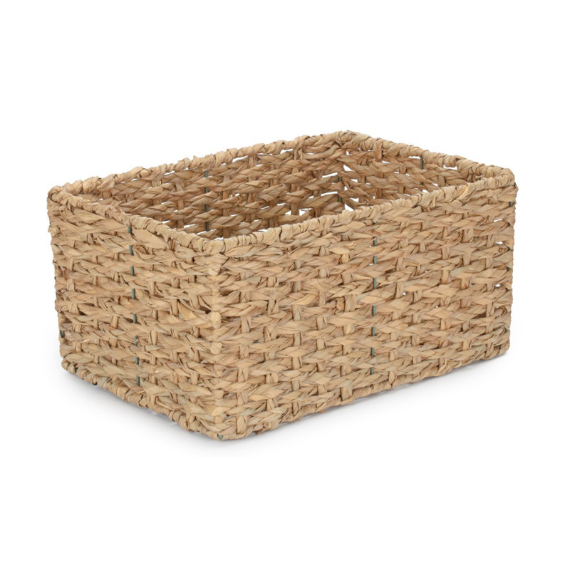 Beachcrest Home Alistair Wicker Decorative Basket, 22 cm H x 35 cm W x 17 cm D 