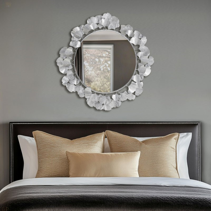 Miroir mural 30,5 po Eden, Argent argent