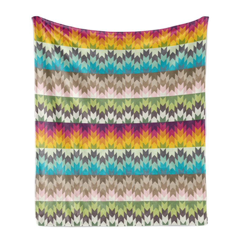 Hand Woven Throw Blanket, 50" x 70"