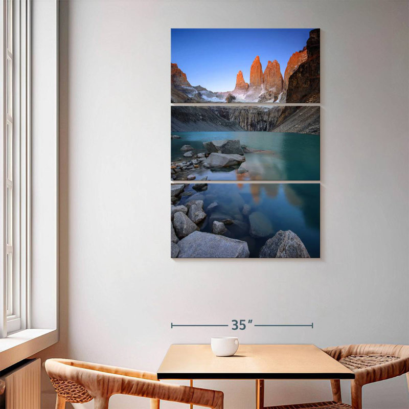 Alvord Paine Towers Alpenglow, H 65 po x l 42 po