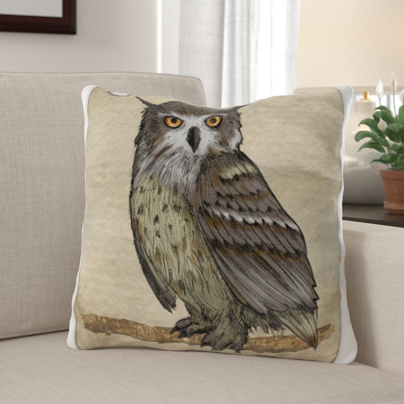  Coussin Owl, Synthétique, Extérieur