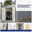 Remise de rangement extérieure avec portes verrouillables-125847367
