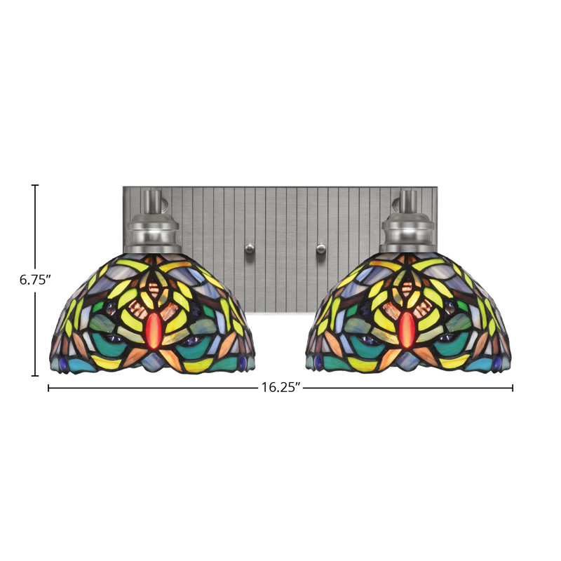 Aleksa 2 - Light Vanity Light, Brushed Nickel