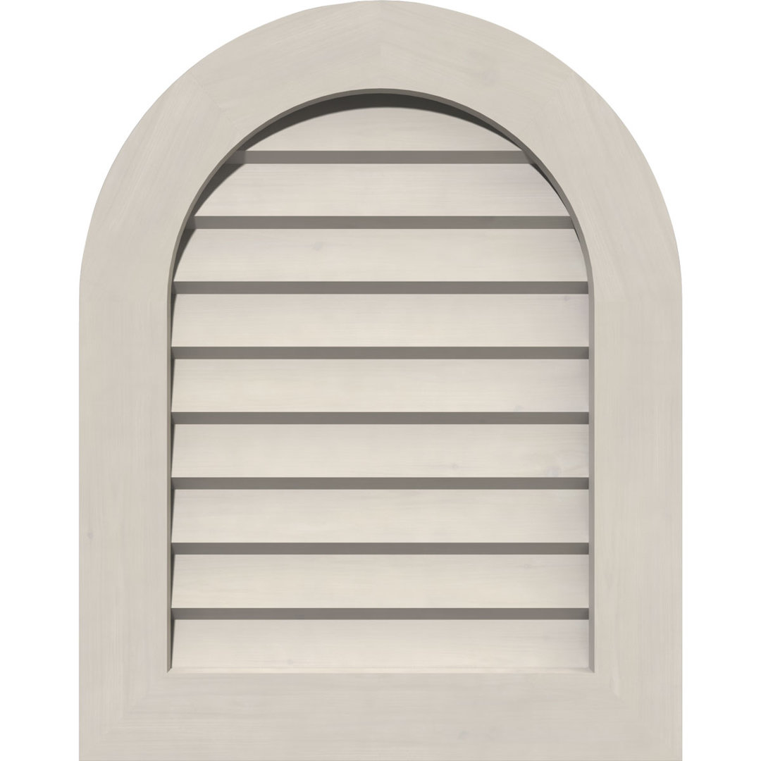 Ekena Millwork Wood Louver / Gable Vent Ekena Millwork Size (Frame & Rough