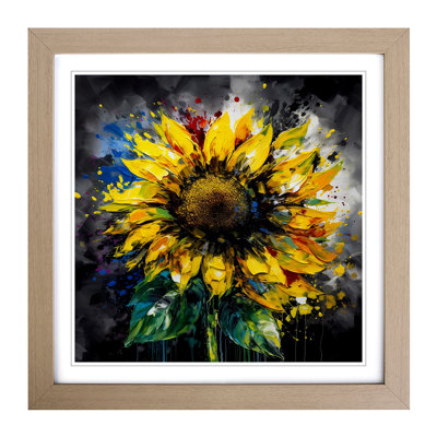 Sunflower - Framed Print