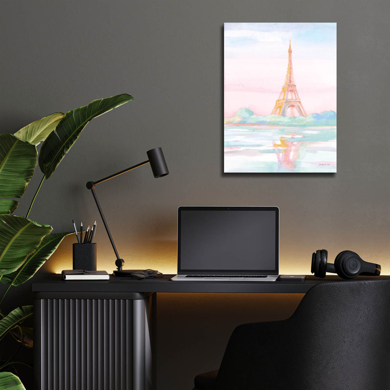 «Pastel Paris 5 C» par Danhui Nai, art mural en verre acrylique