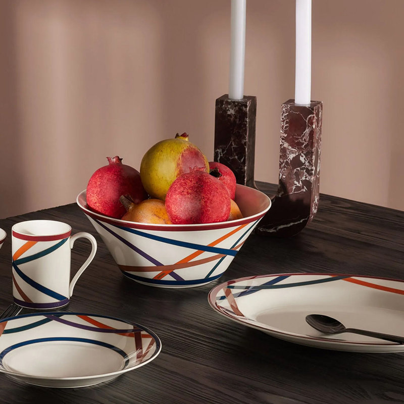 Missoni Oval Dish NASTRI  Multicolor Diam. 14"