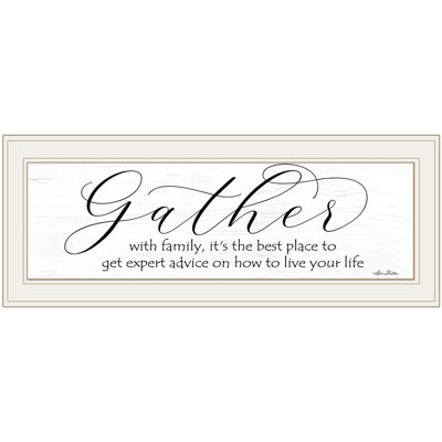 Expert Advice Framed Wall Art for Living Room, Home Wall Decor Framed Print by Lori Deiter