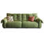 Coussin modulaire en polyester vert