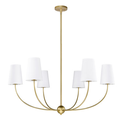Caral Dimmable Traditional Shaded Chandelier