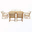 Ensemble de table de patio 7 pièces avec 6 chaises-83023182-83023183