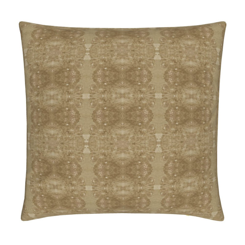 Centerpiece Square Pillow Cover & Insert, 24"H x 24"W, Golden Geometric