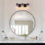 3-Light Vanity Light With Unique Glass Oil Rubbed Bronze Finish