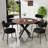 5 - Piece Round Pedestal Dining Set-727688982-727688983