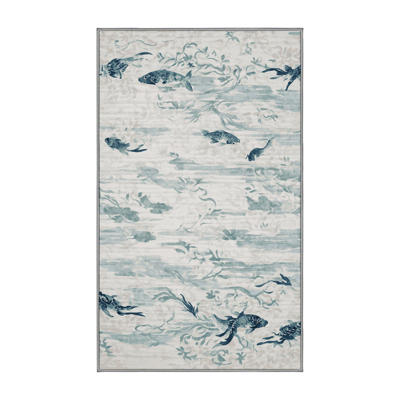 Tapis gris lavable à la machine, Tapis de couloir 2 pi x 4 pi