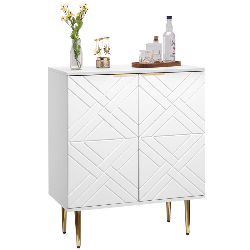 Buffet de cuisine, buffet de 29 po, Blanc