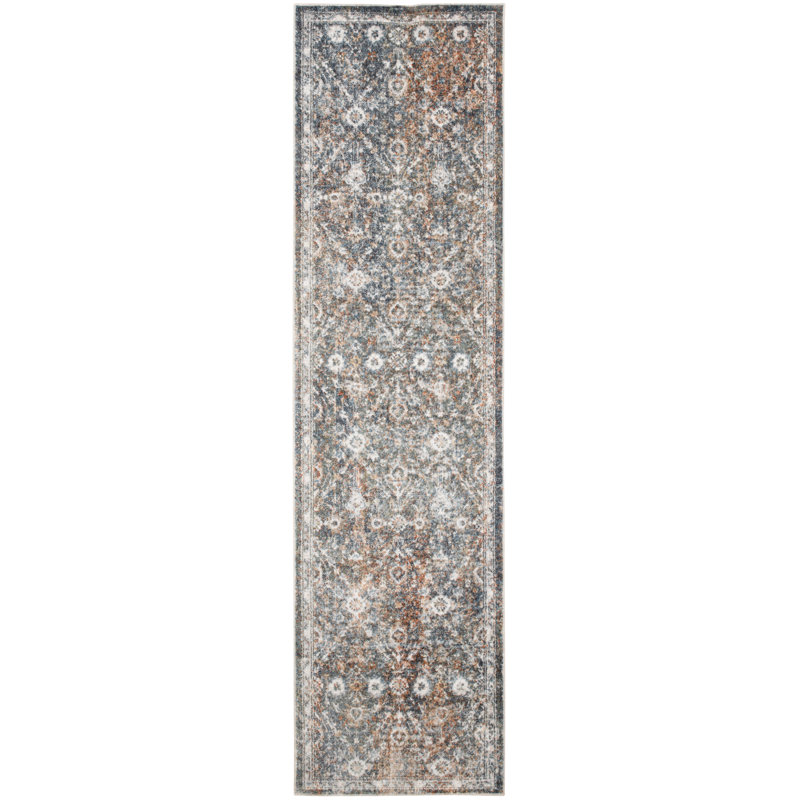 Tapis ivoire multicolore Nourison Astra, Tapis de couloir 2 pi x 6 pi