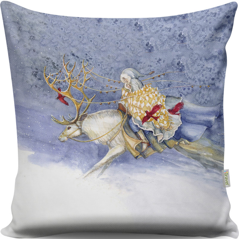 Premium Washable Cushion, 17.0 x 17.0 inches, 50% Cotton / 50% Polyester | Silicone Filling for Ultimate Comfort, Concealed Zip for Easy Care | Ironable, Soft and Durable | Perfect for Home Decor, Living Room, and Outdoor Use