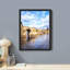 «Riverwalk Bridge Pastel Sky Ocean» sur papier-98298584-98298585