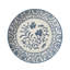 Bloomhouse - 2-Time Oprah’s Favorite Things - Service de table 16 pièces Valencia Flor, assiettes et bols en grès décoratifs artisanaux, service pour 4, bleu iris-124071587