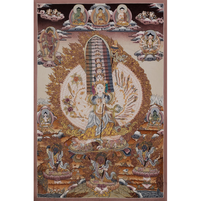 Protecteur Sittatapatri alias Dukkar (Brocadeless Thangka)