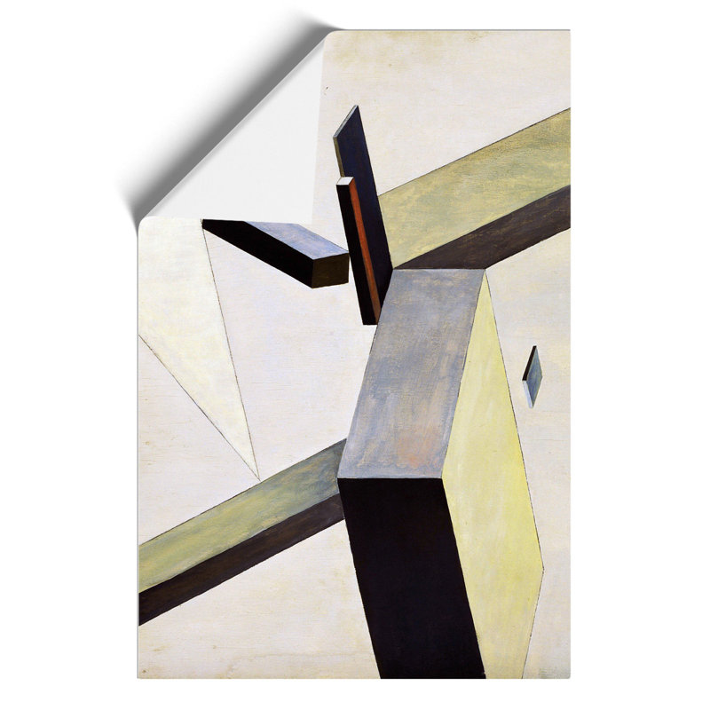Composition by El Lissitzky - Frameless Print, 59cm H x 42cm W x 0.1cm D