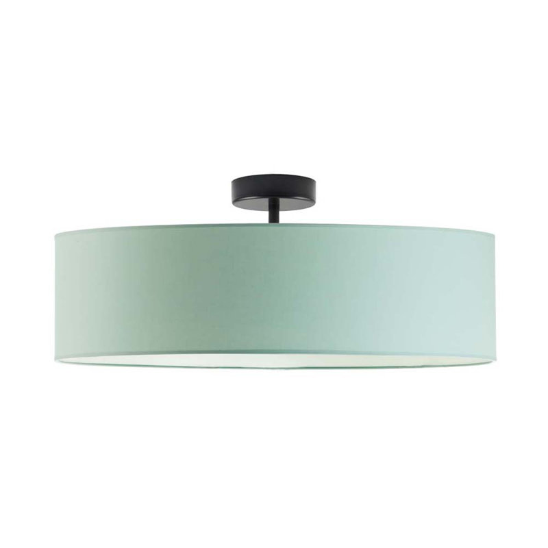 Audriona Semi Flush Mount, Black, 35cm H x 60cm W x 60cm D, Mint