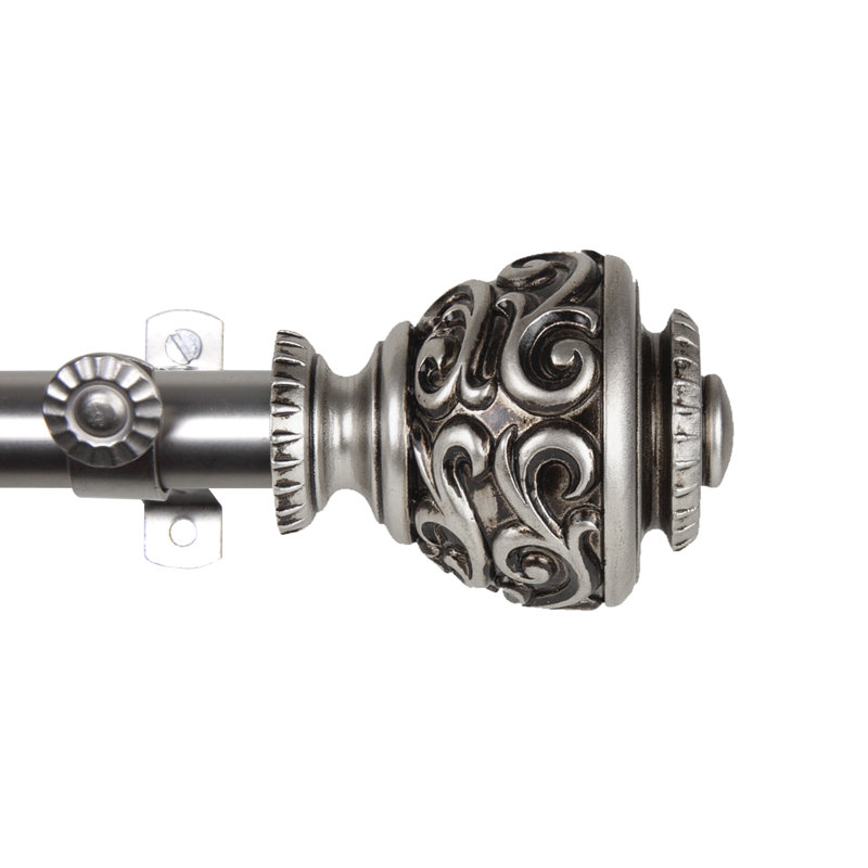 Charleen Adjustable, Satin Nickel, 28-48" (each side)