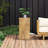 Wood-Look End Table, 28.05" Tall, Natural Finish Appearance, For Indoor Outdoor Use Applications High, Feature, Adaptable To Environments-1281137675-1281137678