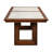 Versatilis Rectangular Marble Top with Solid Wood Base Dining Table