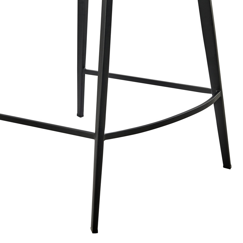 Tabouret de bar et de comptoir Granger, Gris, Tabouret de comptoir (siège d'une hauteur de 26 p